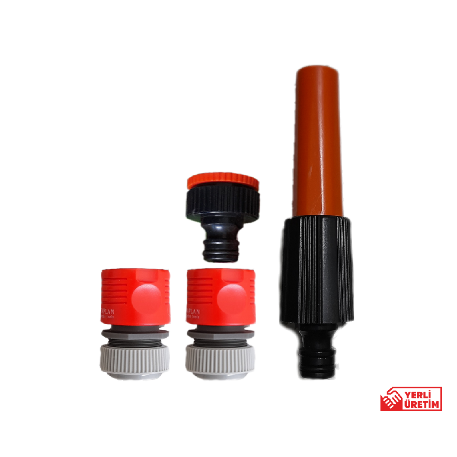 Plasyay Lnas (Nozul) Ayar Fonksiyonlu Sulama Başlığı ve Hortum Bağlantı Aparatları Tam Setler 